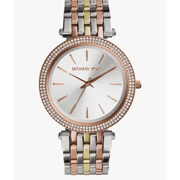 Michael kors watches on sale silver and gold